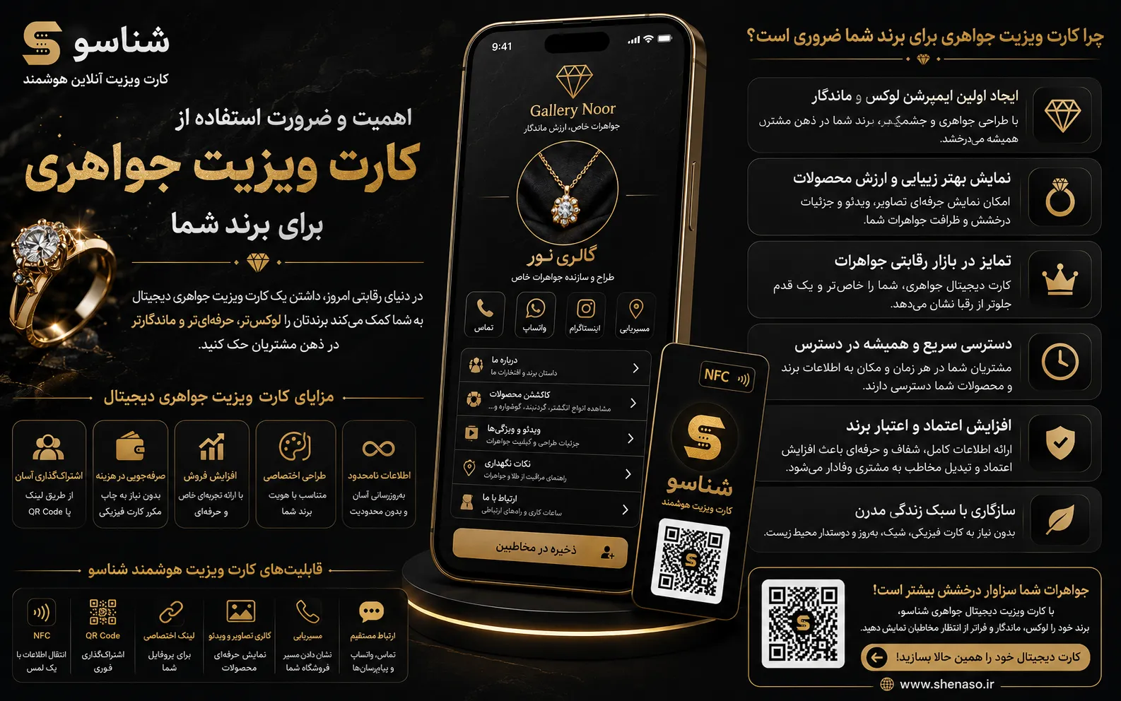 اهمیت و ضرورت استفاده از کارت ویزیت جواهری برای برند شما