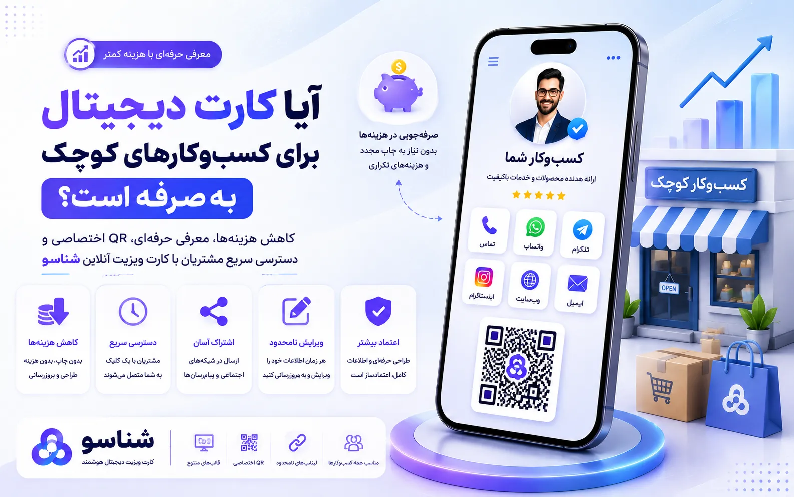 آیا کارت دیجیتال برای کسب‌وکارهای کوچک به‌صرفه است؟